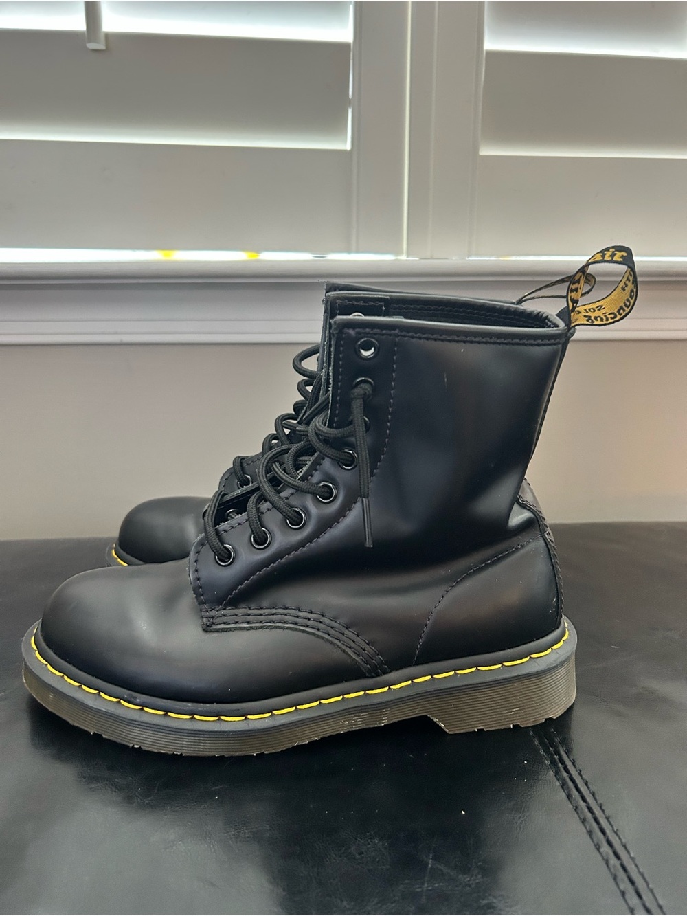 Dr. Martens 1460 Smooth Black Leather Boots